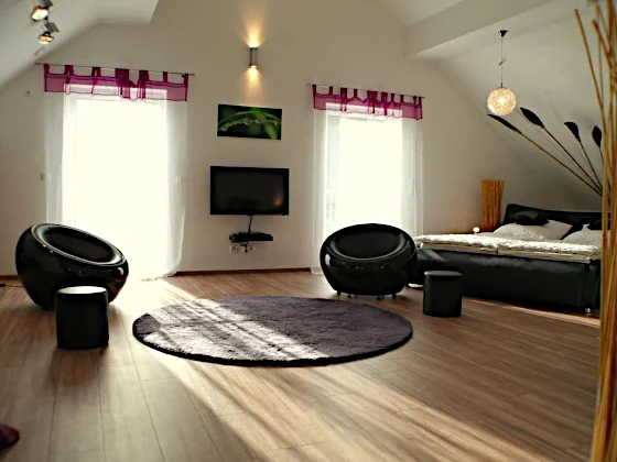 Galerie in der großen Ferienwohnung